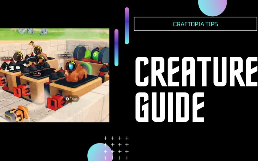 craftopia creature guide