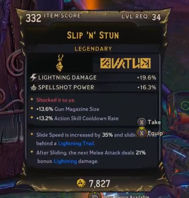 Legendary Slip N Stun