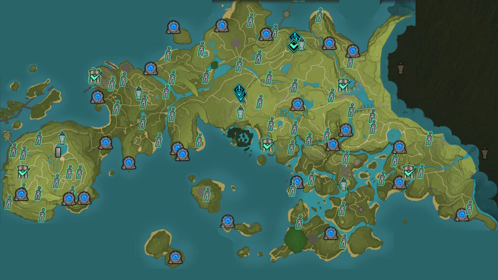Craftopia Seamless World Map as of July 8th 2023