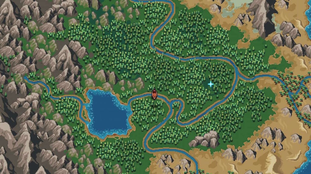 The location of the farm in the quest A Little Vacation